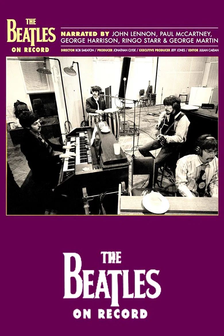 The Beatles on Record poster background