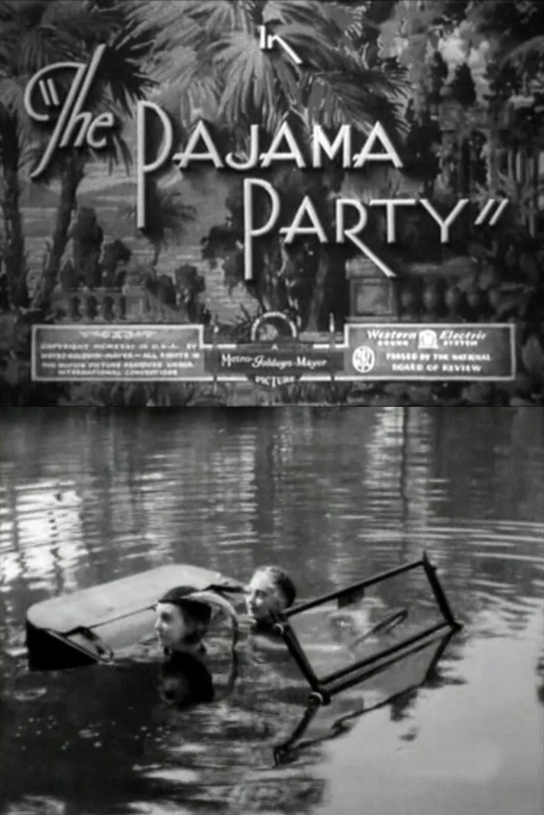 The Pajama Party poster background