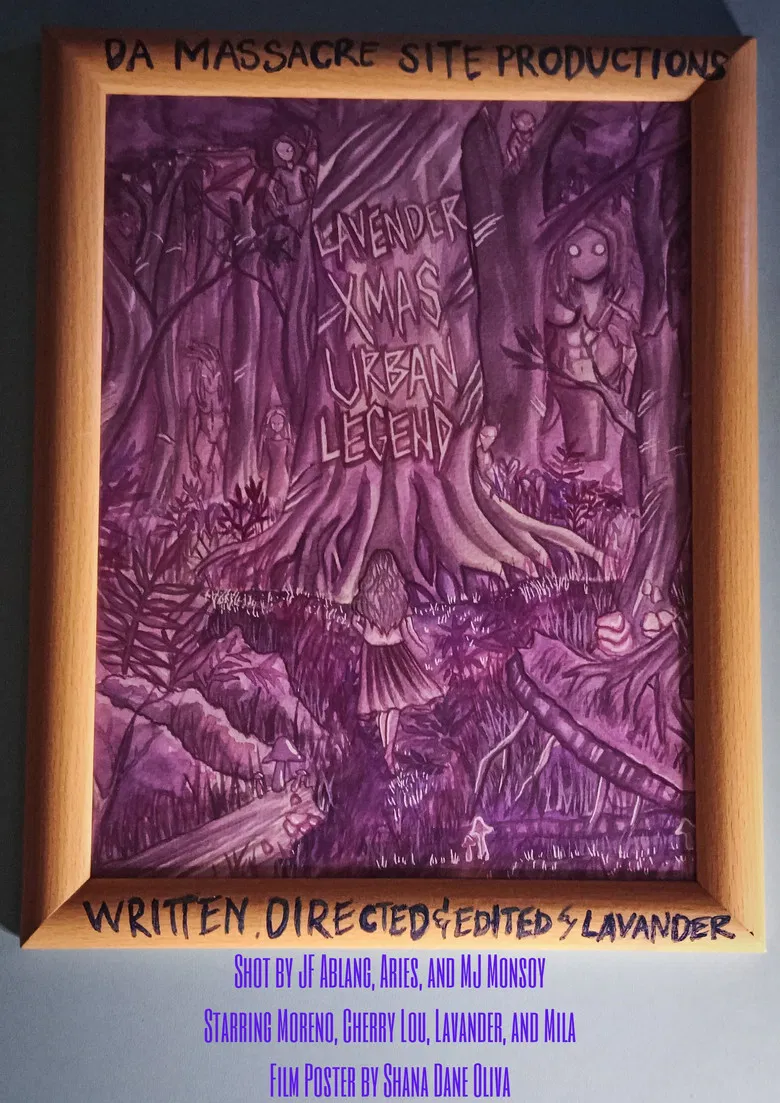 Lavender Xmas: urban legend poster background