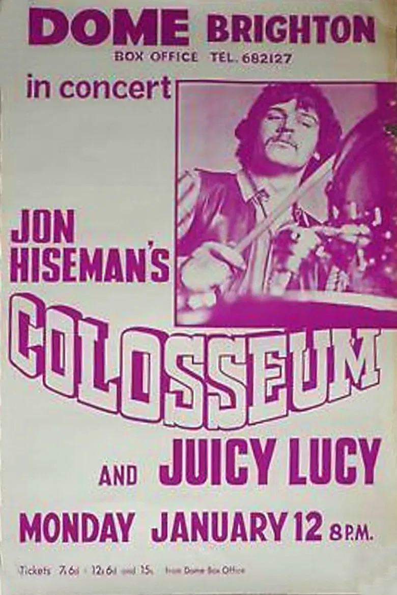 Colosseum and Juicy Lucy poster background