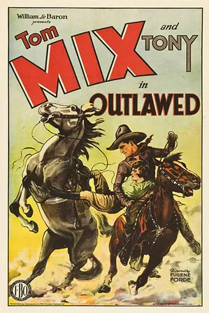 Outlawed poster background