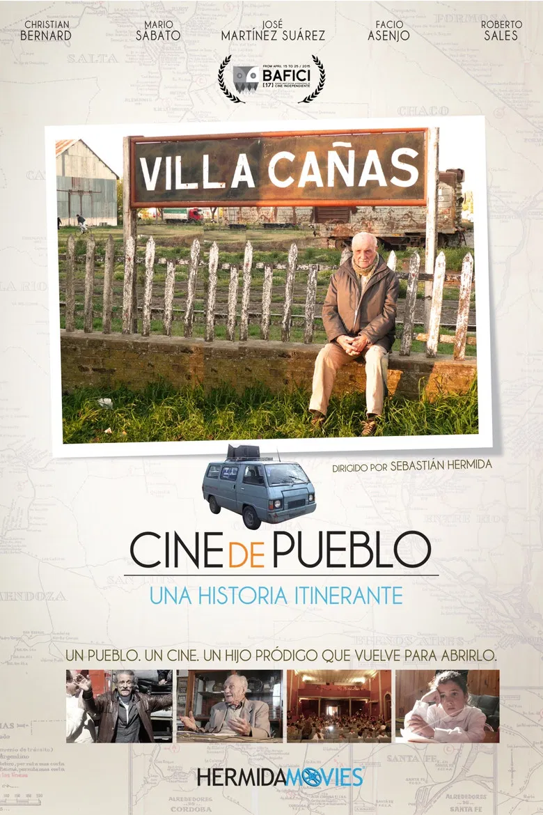 Cine de pueblo, una historia itinerante poster background