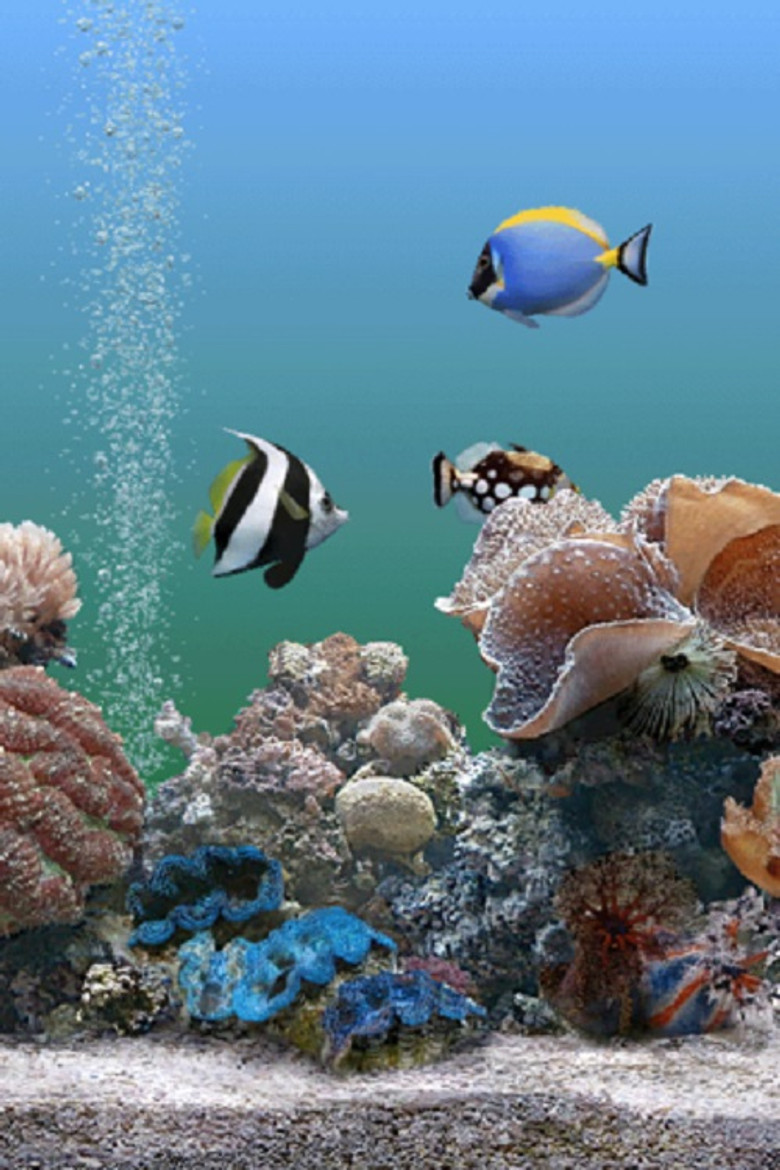 Coral Dreamscapes: An Exotic Aquarium poster background