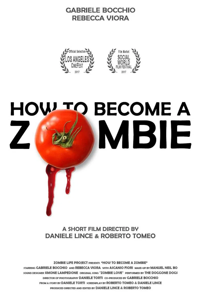 How to Become a Zombie poster background
