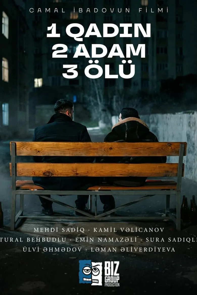 1 Woman 2 Men 3 Dead poster background