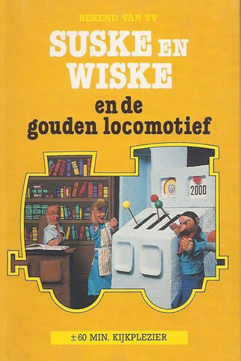 Suske en Wiske en de Gouden Locomotief poster background