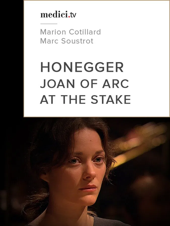 Joan of Arc at the Stake poster background