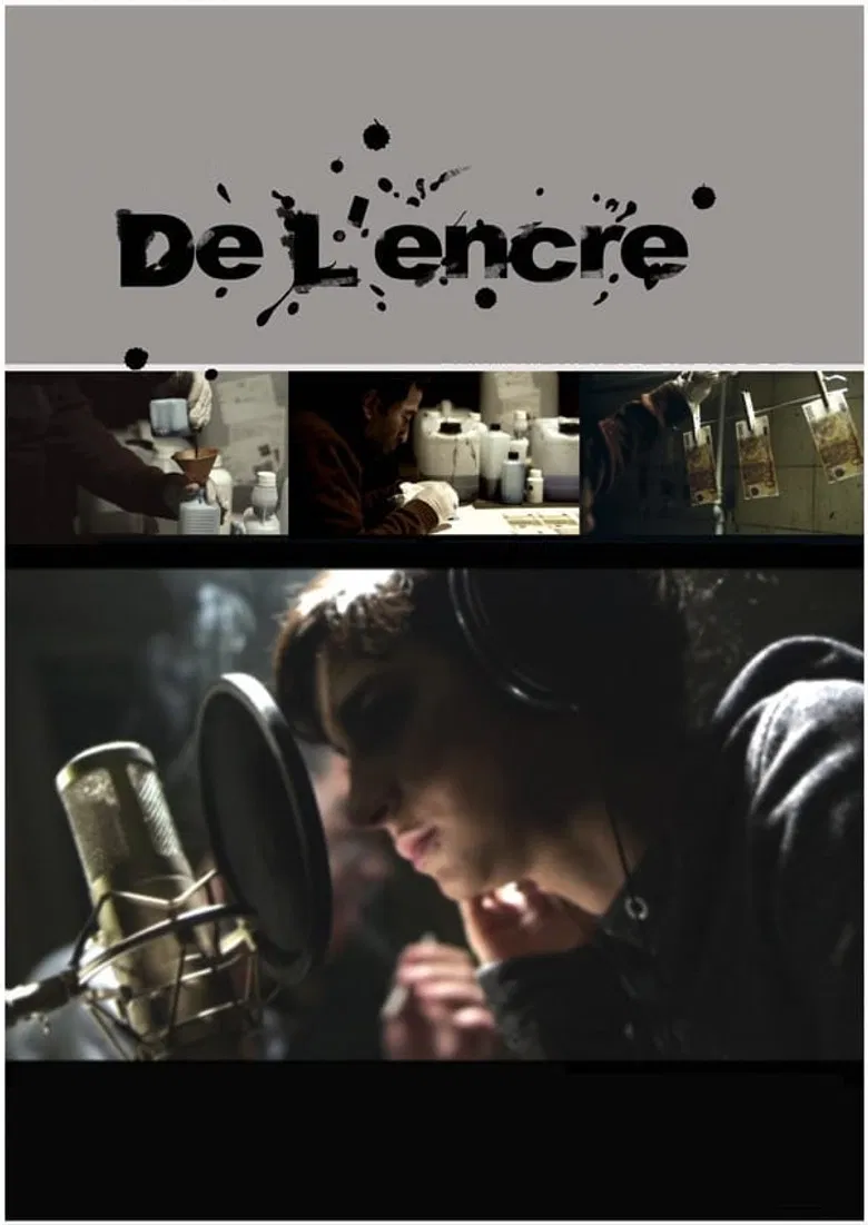 Ink poster background