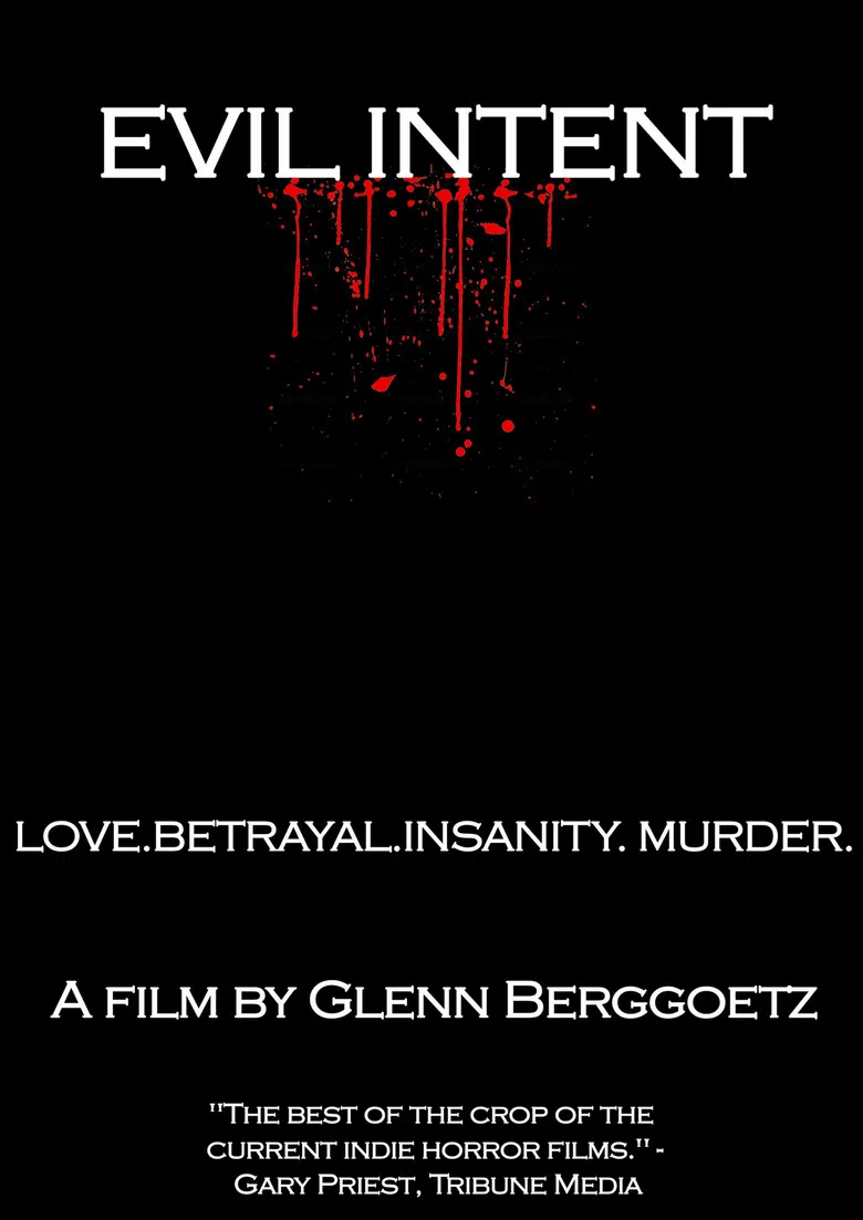 Evil Intent poster background