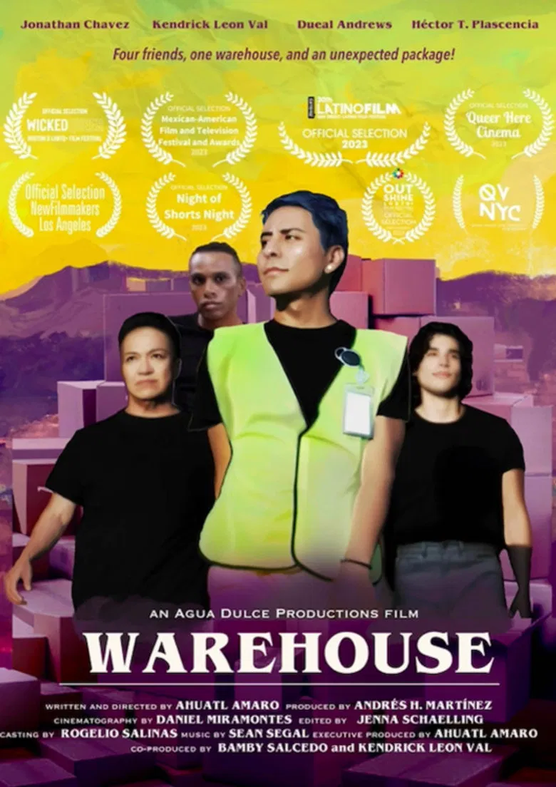 Warehouse poster background