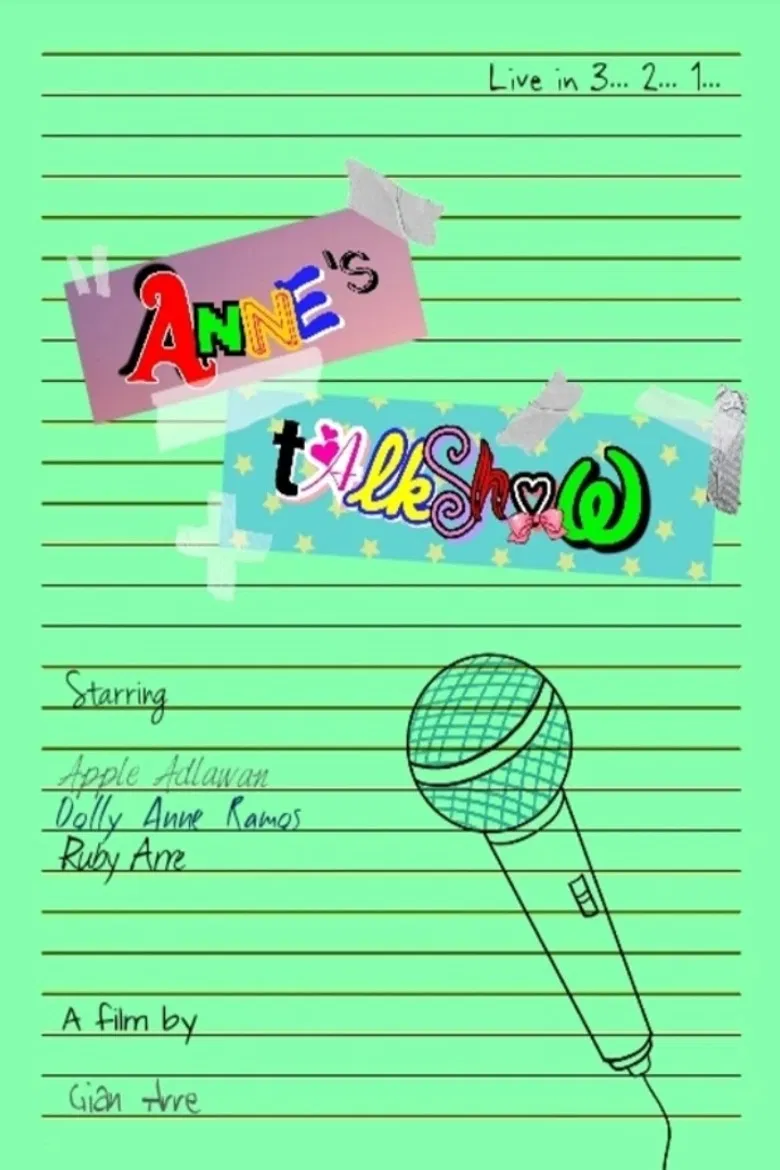 Anne's Talkshow poster background