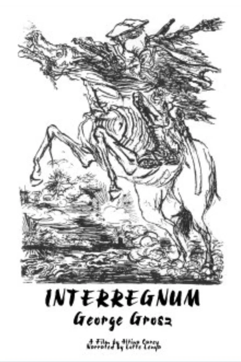 George Grosz' Interregnum poster background