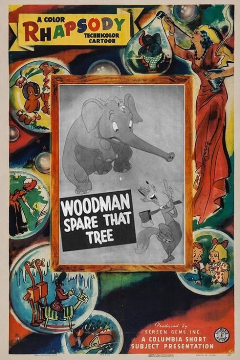 Woodman, Spare That Tree poster background
