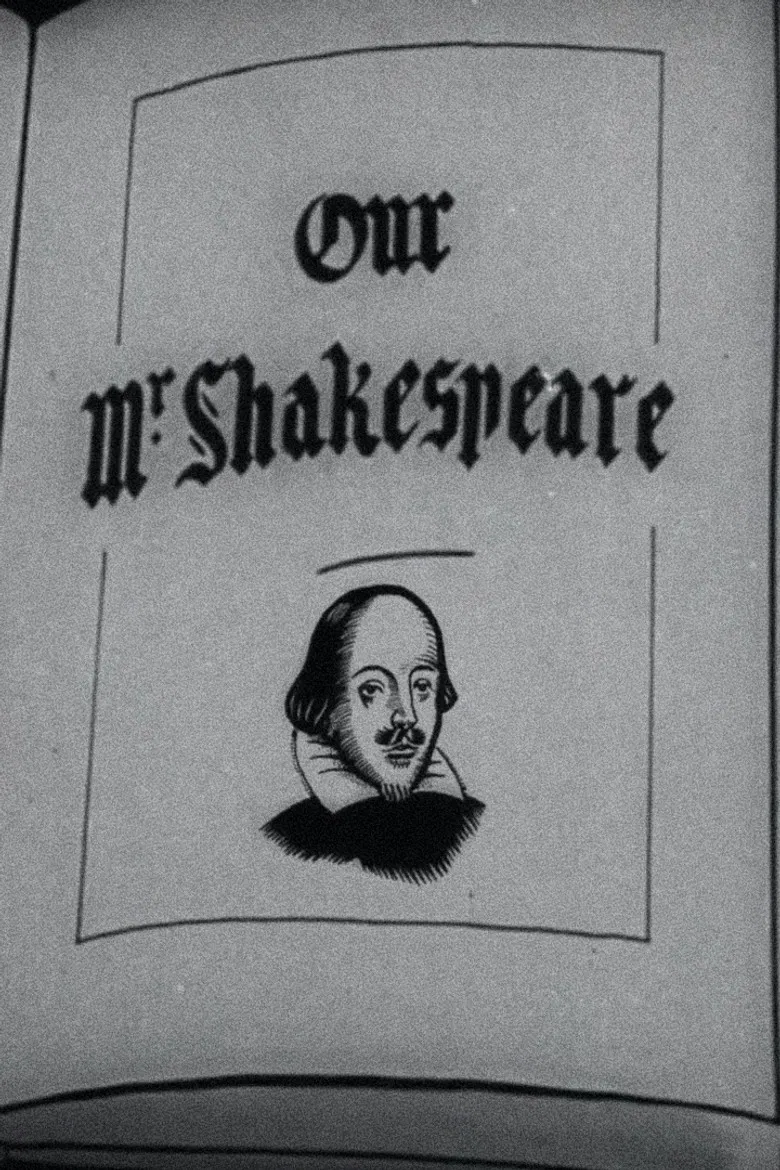 Our Mr. Shakespeare poster background