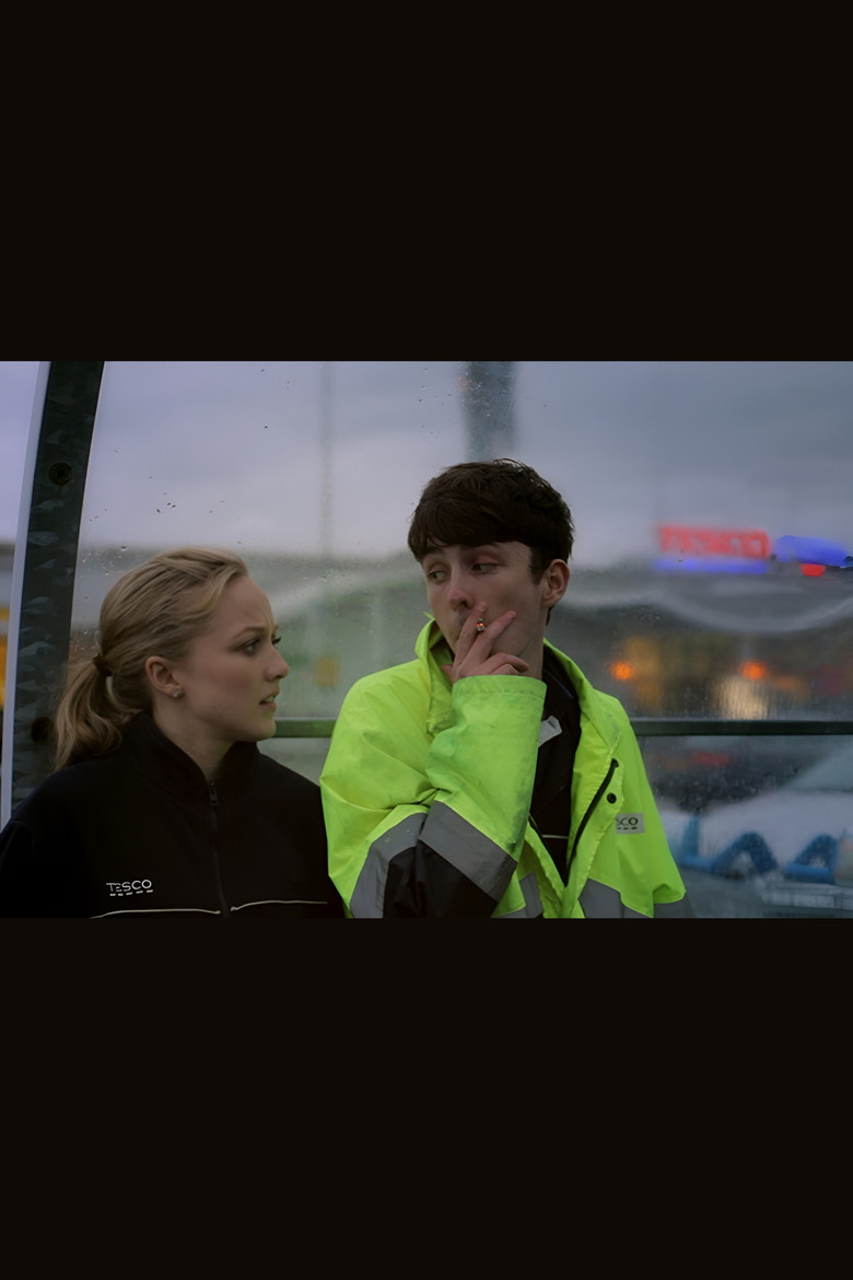 Supermarket Girl poster background