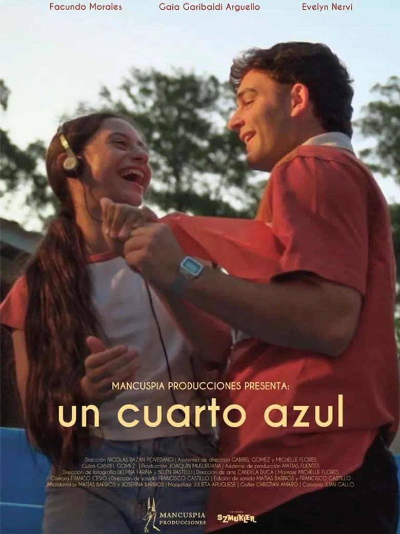 A Blue Room poster background