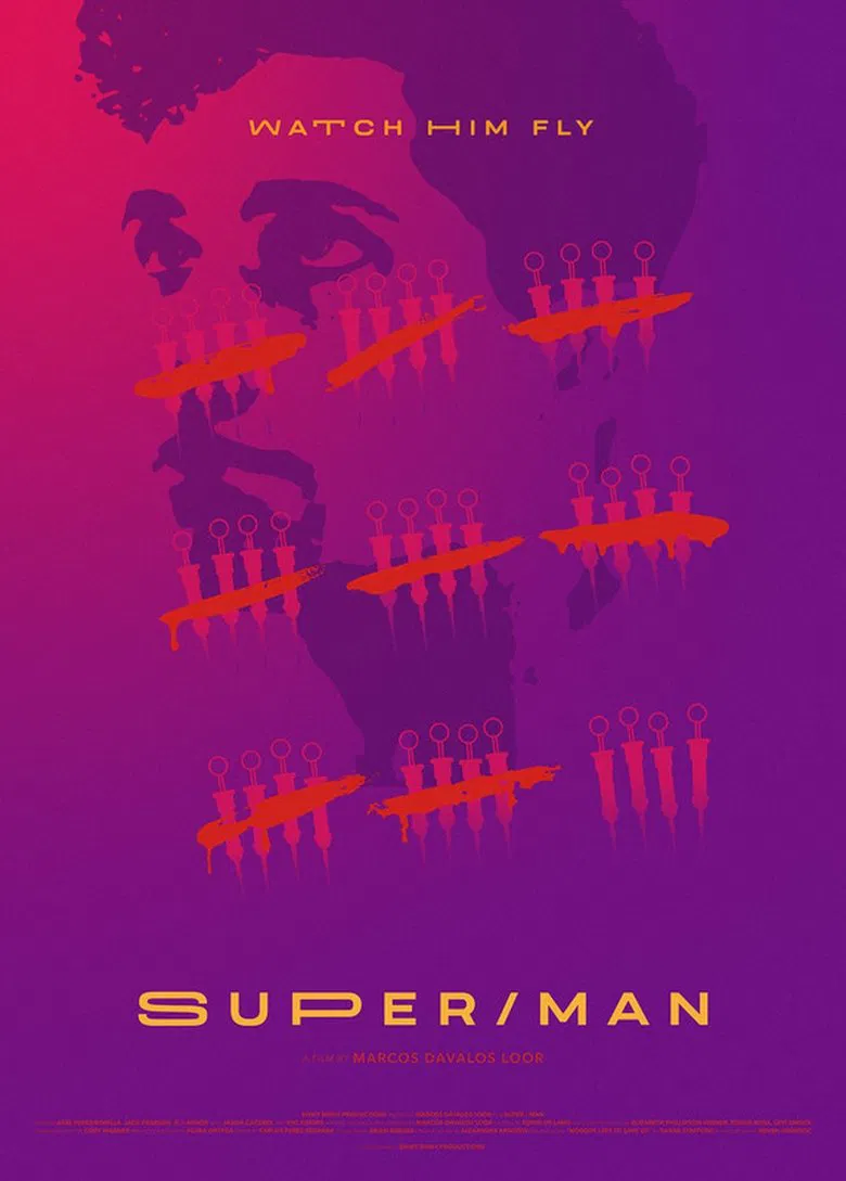 Super/Man poster background