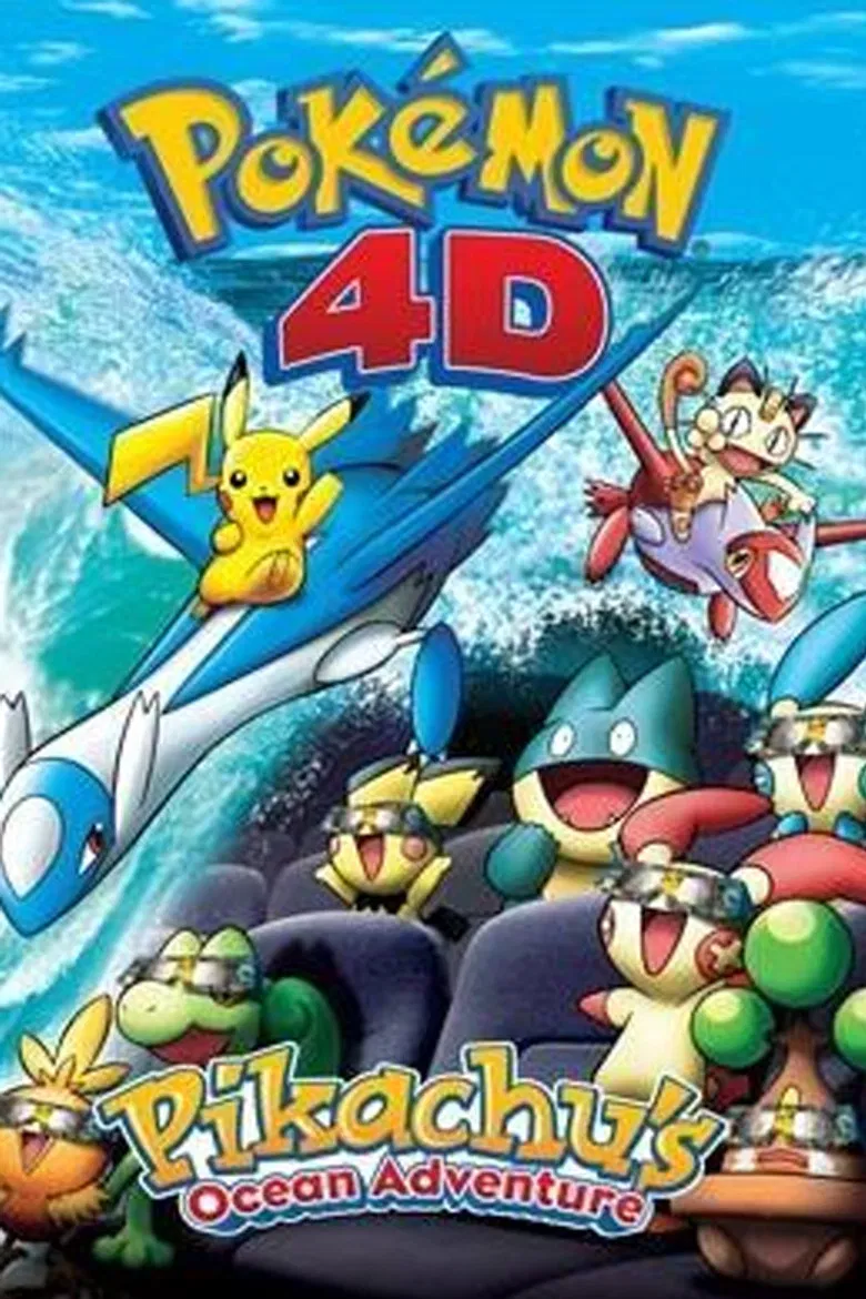 Pikachu's Ocean Adventure poster background