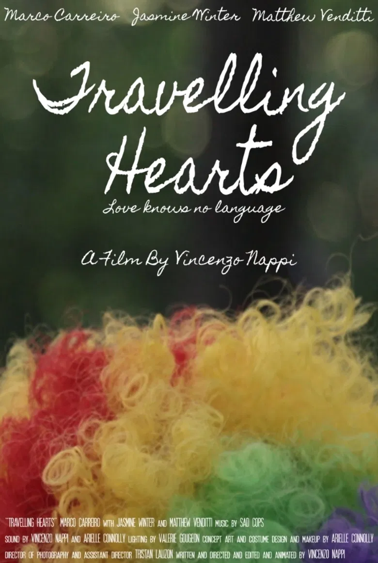 Travelling Hearts poster background