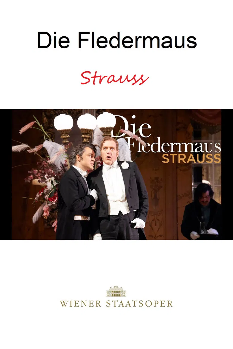 Die Fledermaus - WIENER STAATSOPER poster background