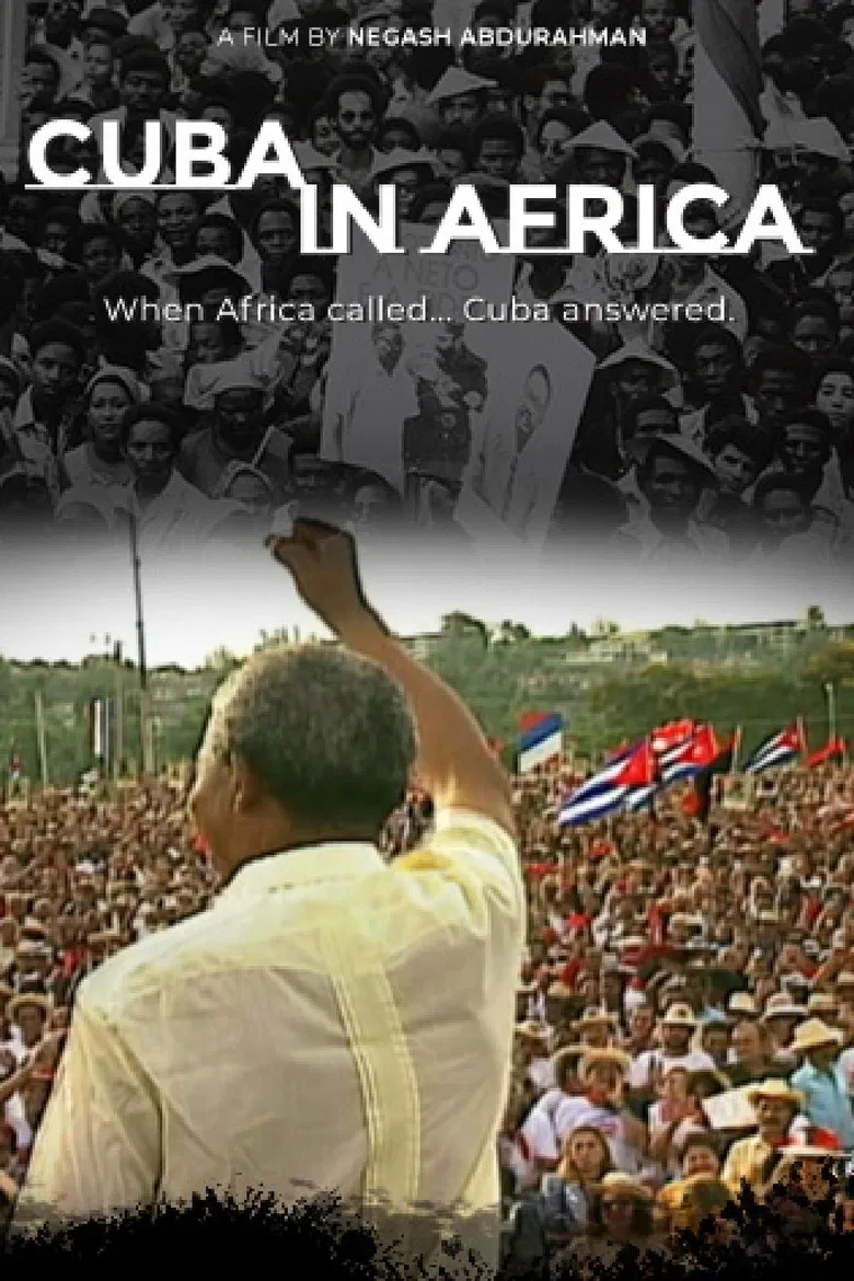 Cuba in Africa poster background