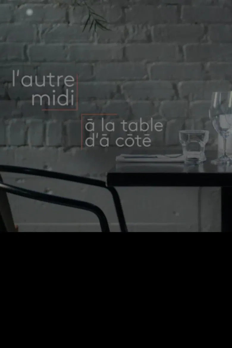 L'autre midi à la table d'à côté poster background