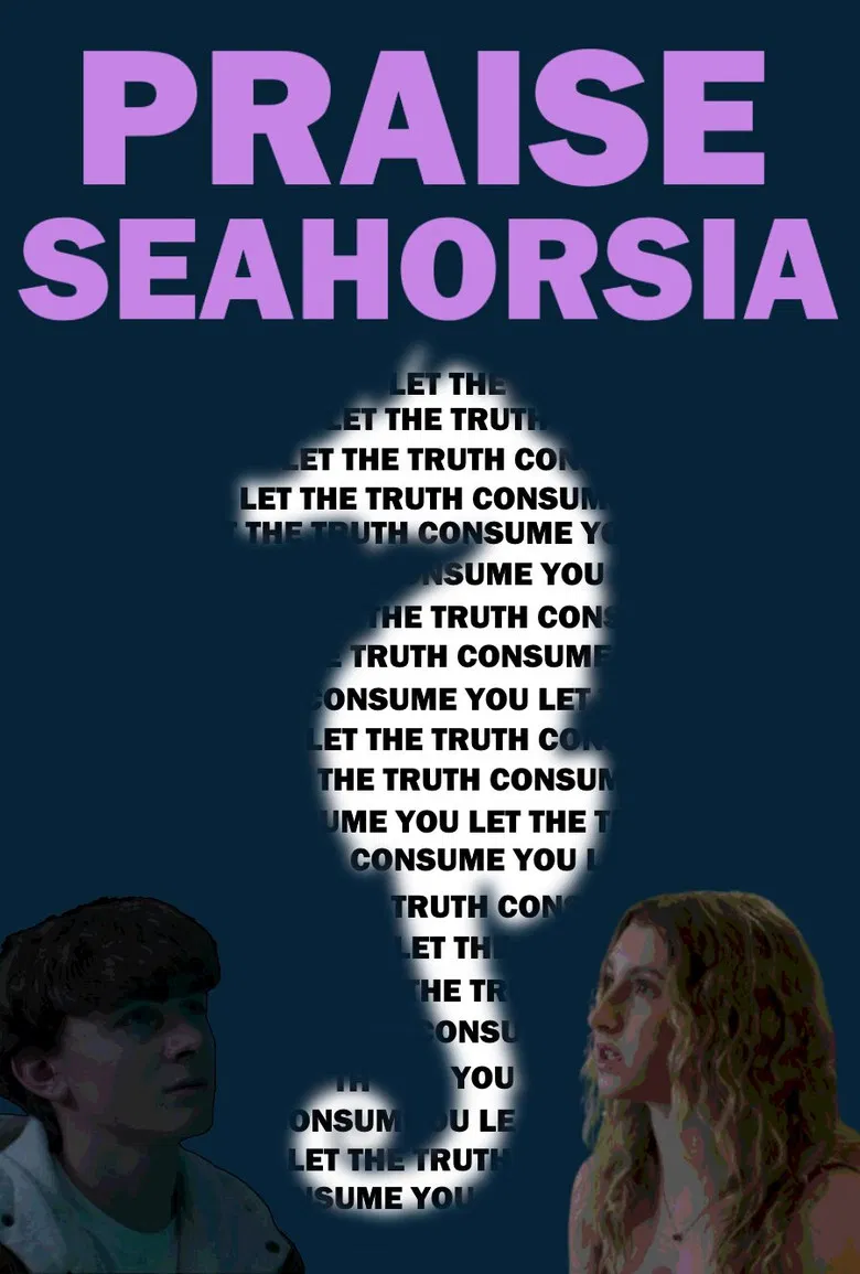 Praise Seahorsia poster background
