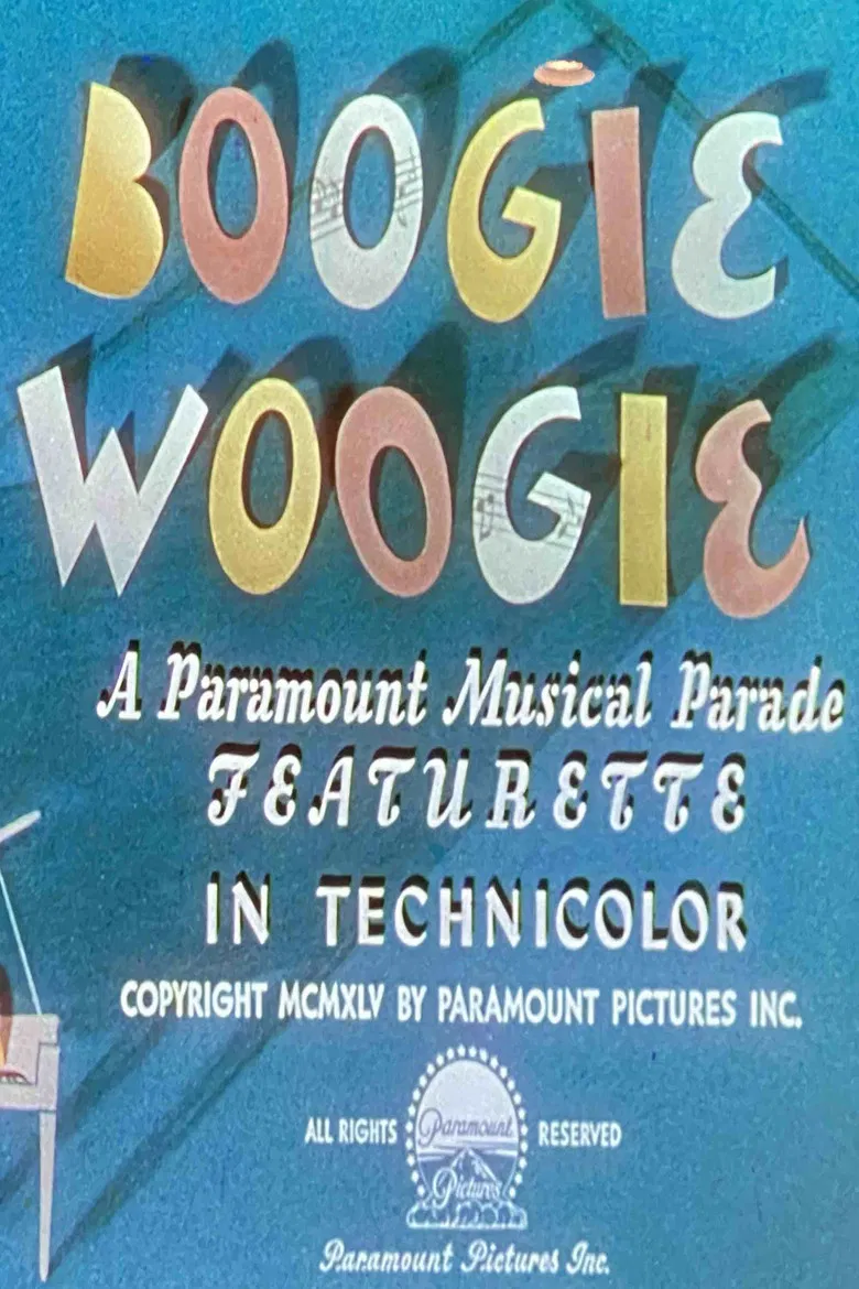 Boogie Woogie poster background