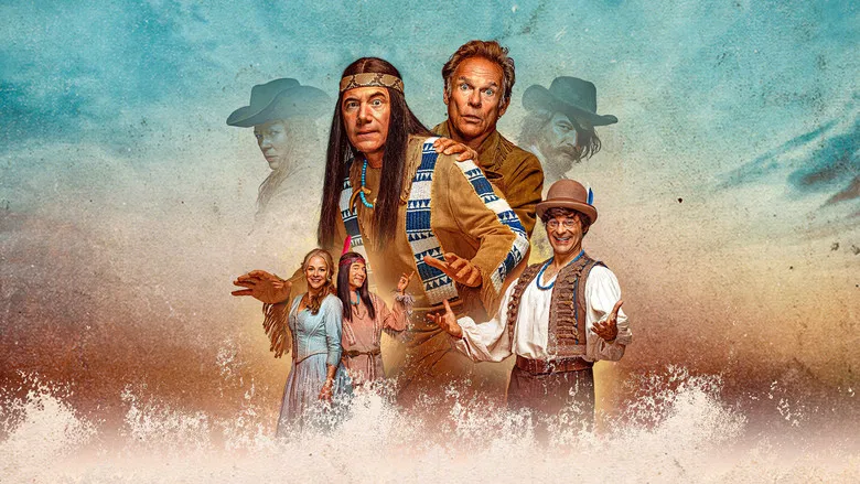 The gang assembled, looking towards the horizon