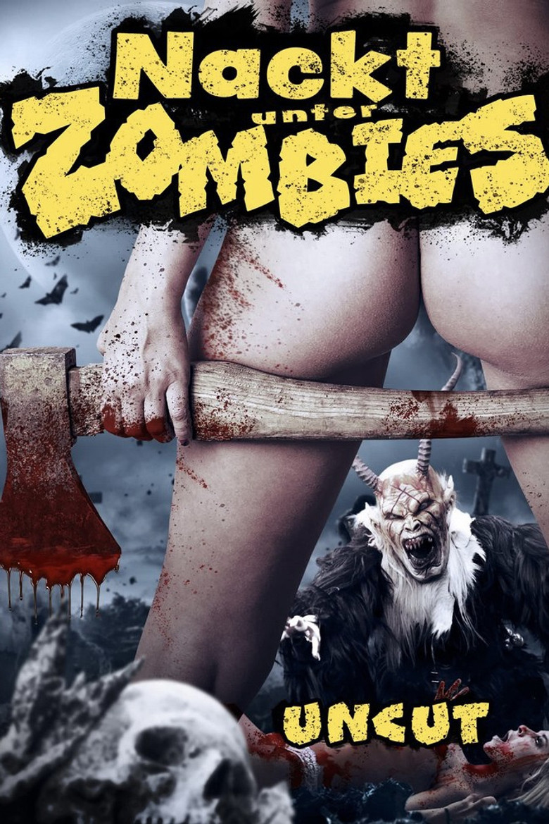 Nackt unter Zombies poster background