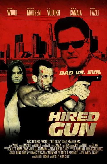 Hired Gun poster background