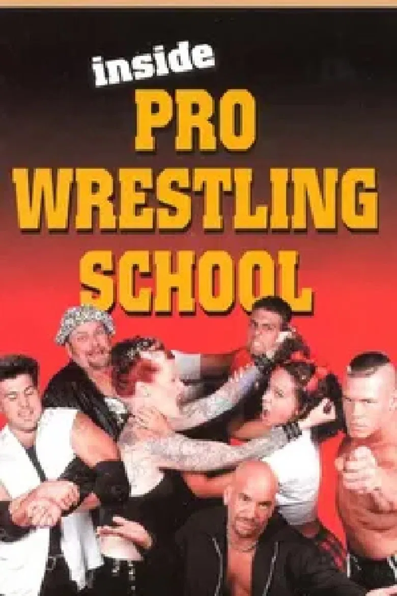 Inside Wrestling School poster background