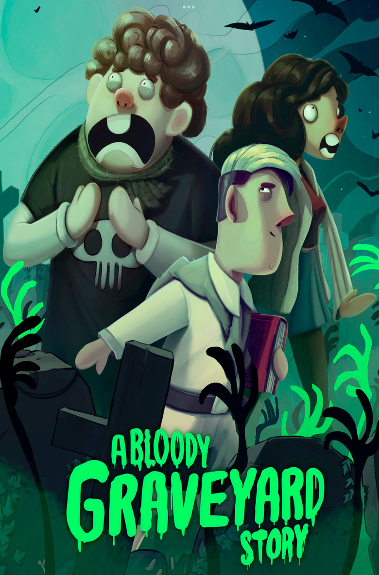 A Bloody Graveyard Story poster background