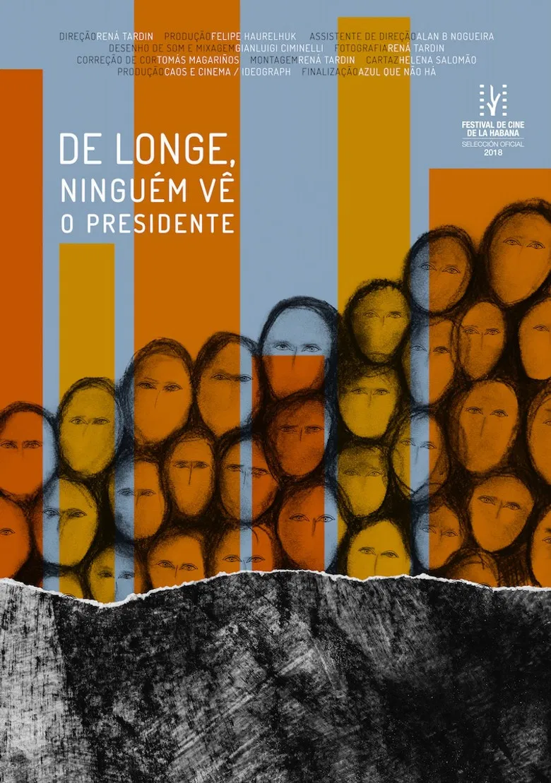 From afar, no one sees the president poster background