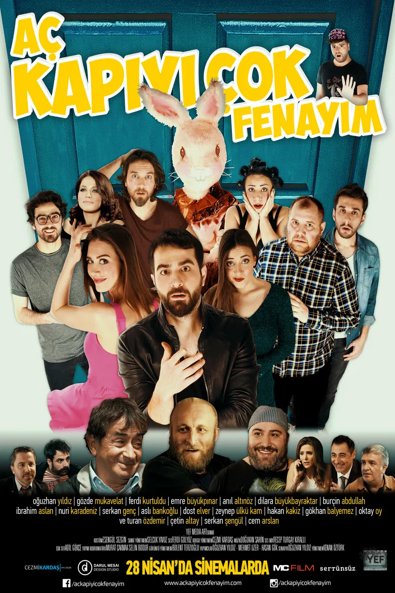 Aç Kapıyı Çok Fenayım poster background