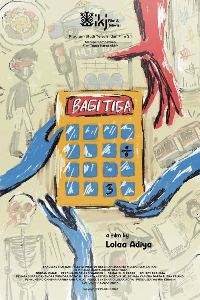 Divided By Three poster background