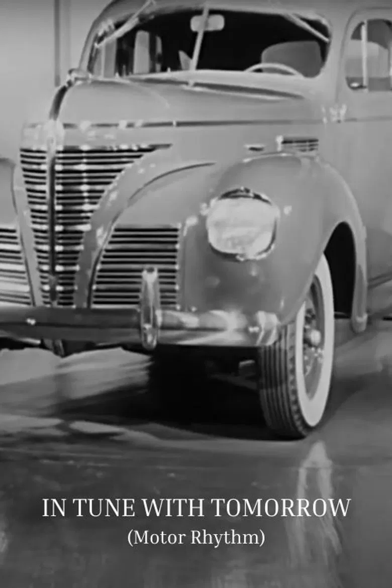 In Tune with Tomorrow poster background