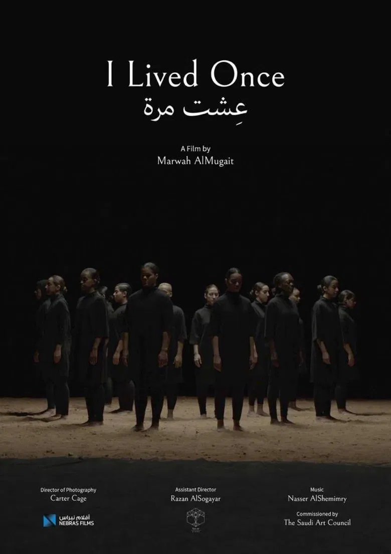 I lived once poster background