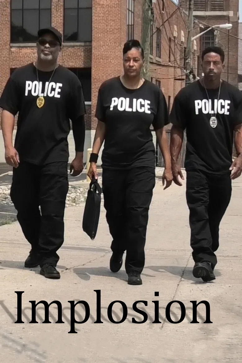 Implosion poster background