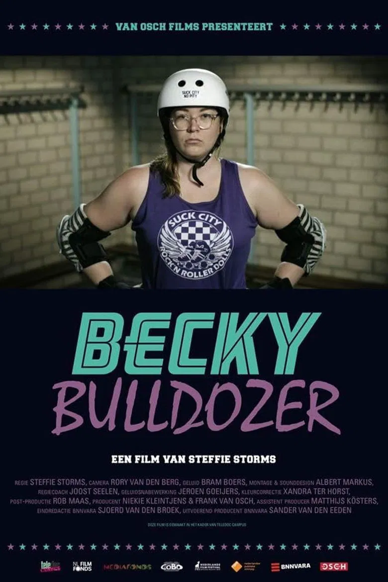 Becky Bulldozer poster background