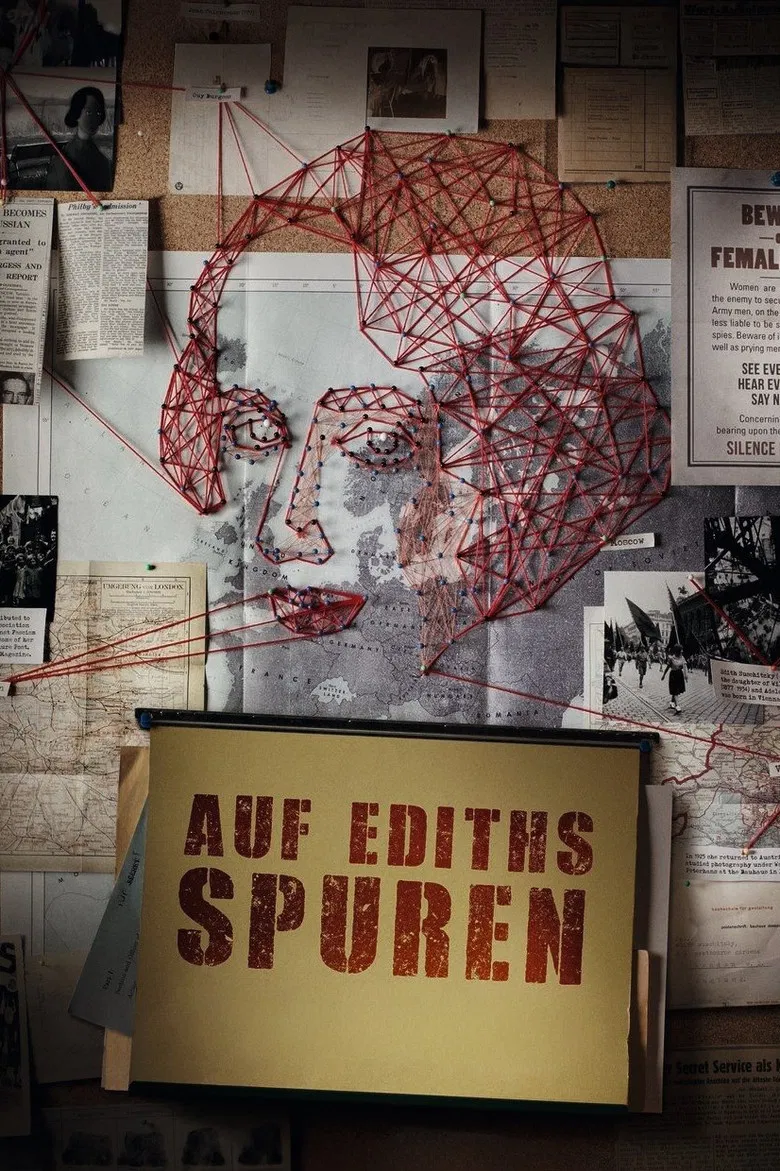 Auf Ediths Spuren poster background