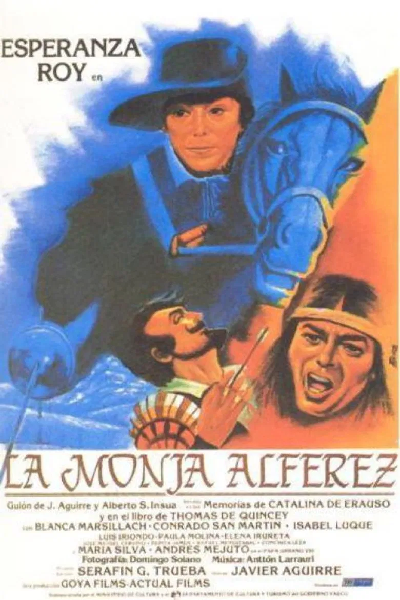 La monja alférez poster background