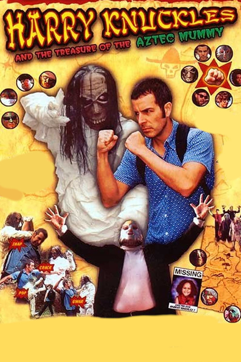 Harry Knuckles and the Treasure of the Aztec Mummy poster background