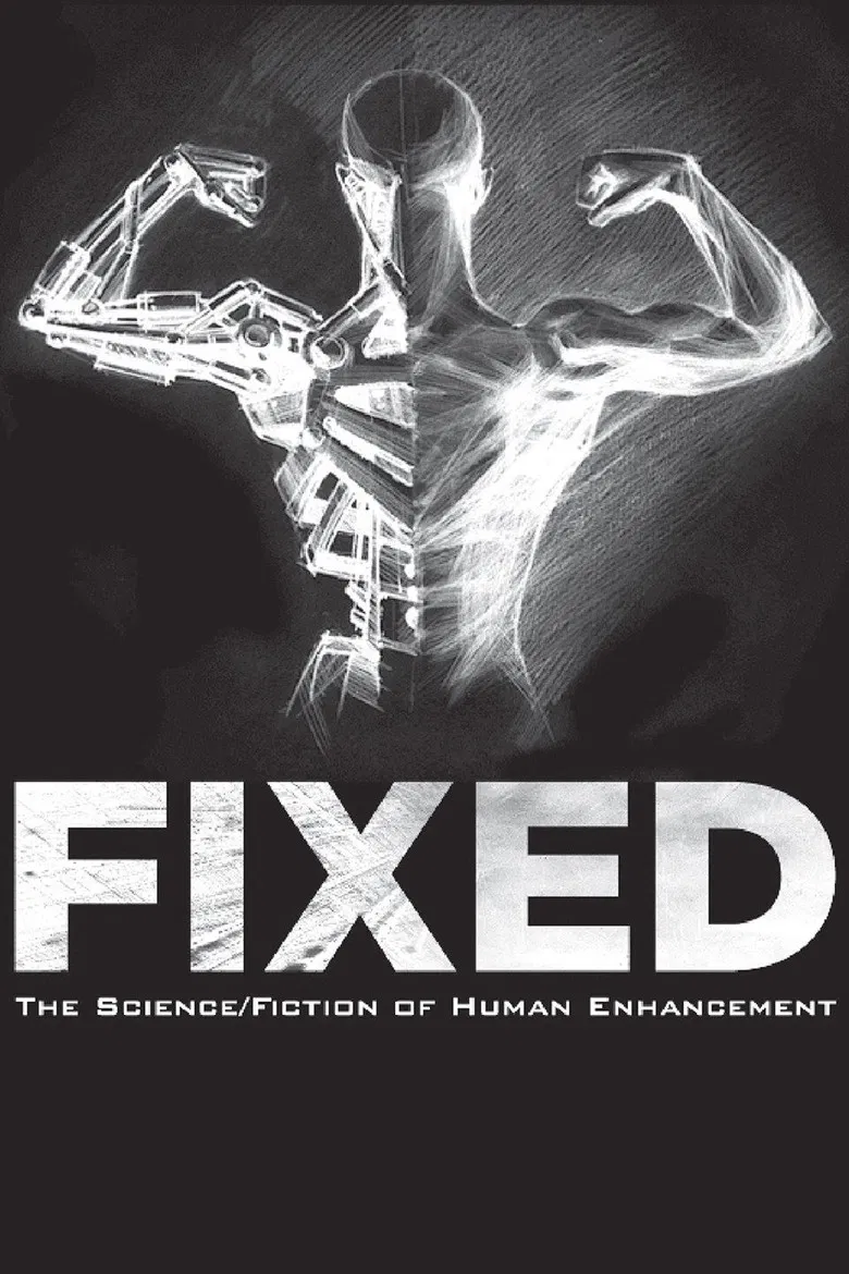 Fixed: The Science/Fiction of Human Enhancement poster background