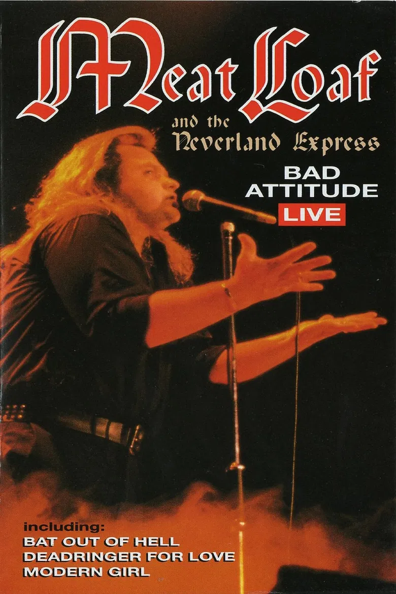 Meat Loaf: Bad Attitude Live poster background
