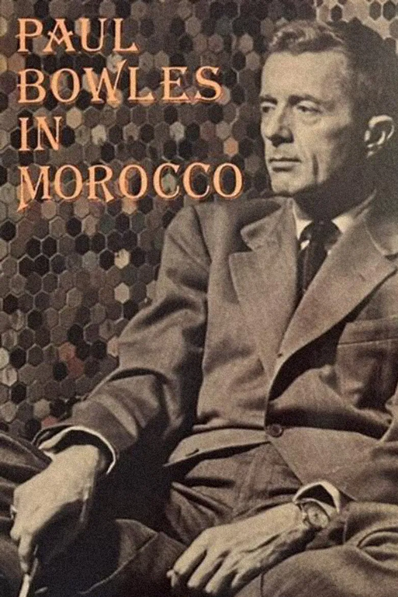 Paul Bowles in Morocco poster background