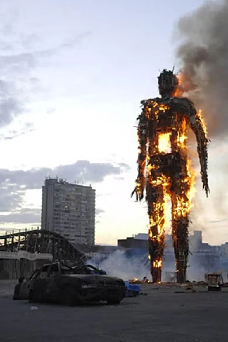 Waste Man poster background