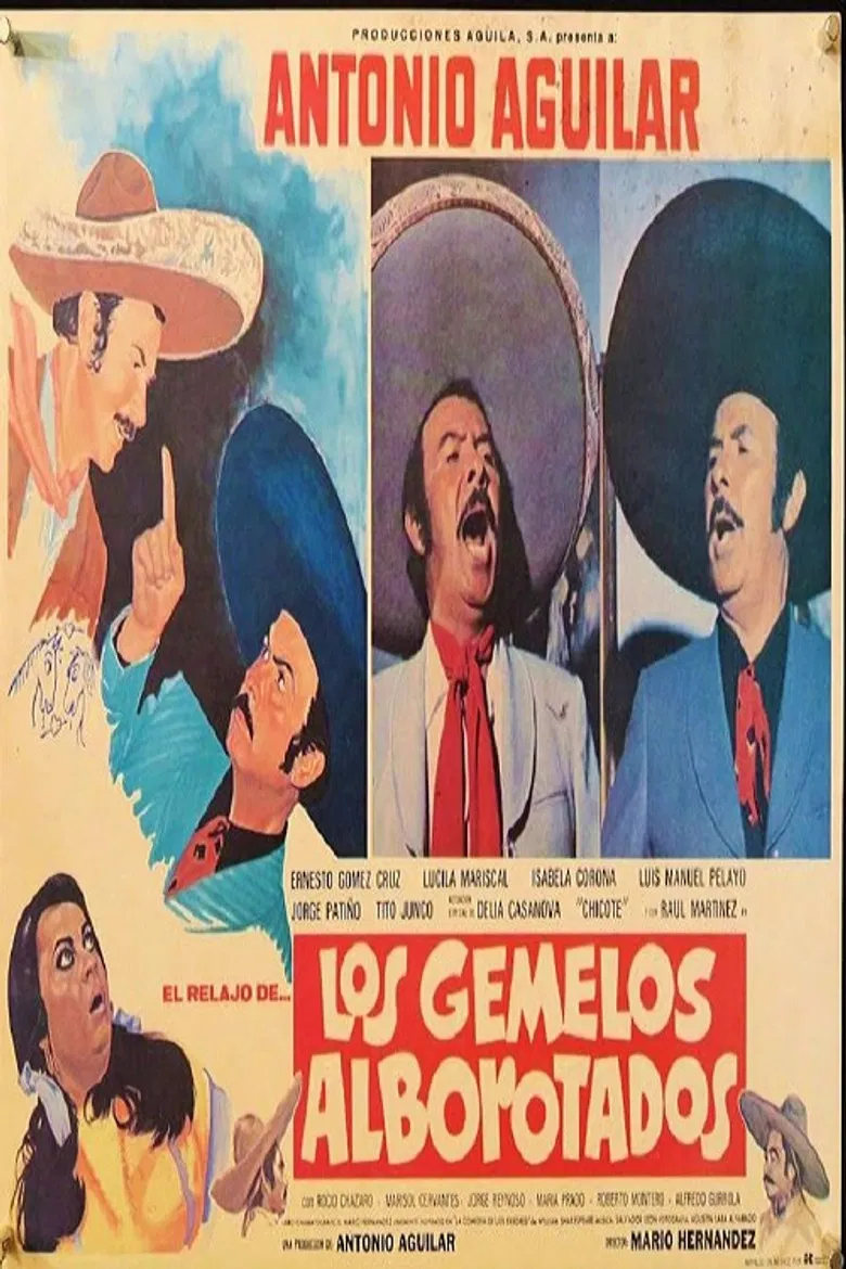 Los gemelos alborotados poster background