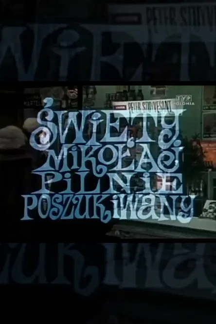 Święty Mikołaj pilnie poszukiwany poster background