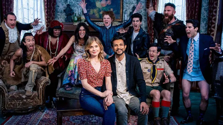 Samantha interacting with the spirits